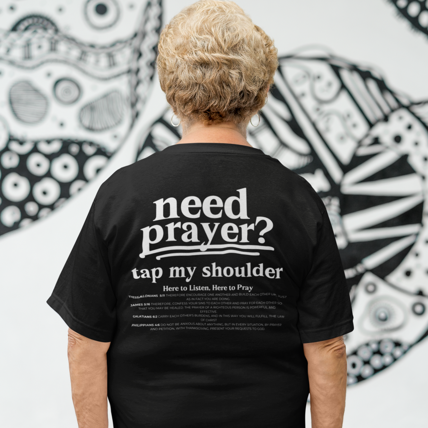 Need Prayer?  Tap My Shoulder Pray Together Tee