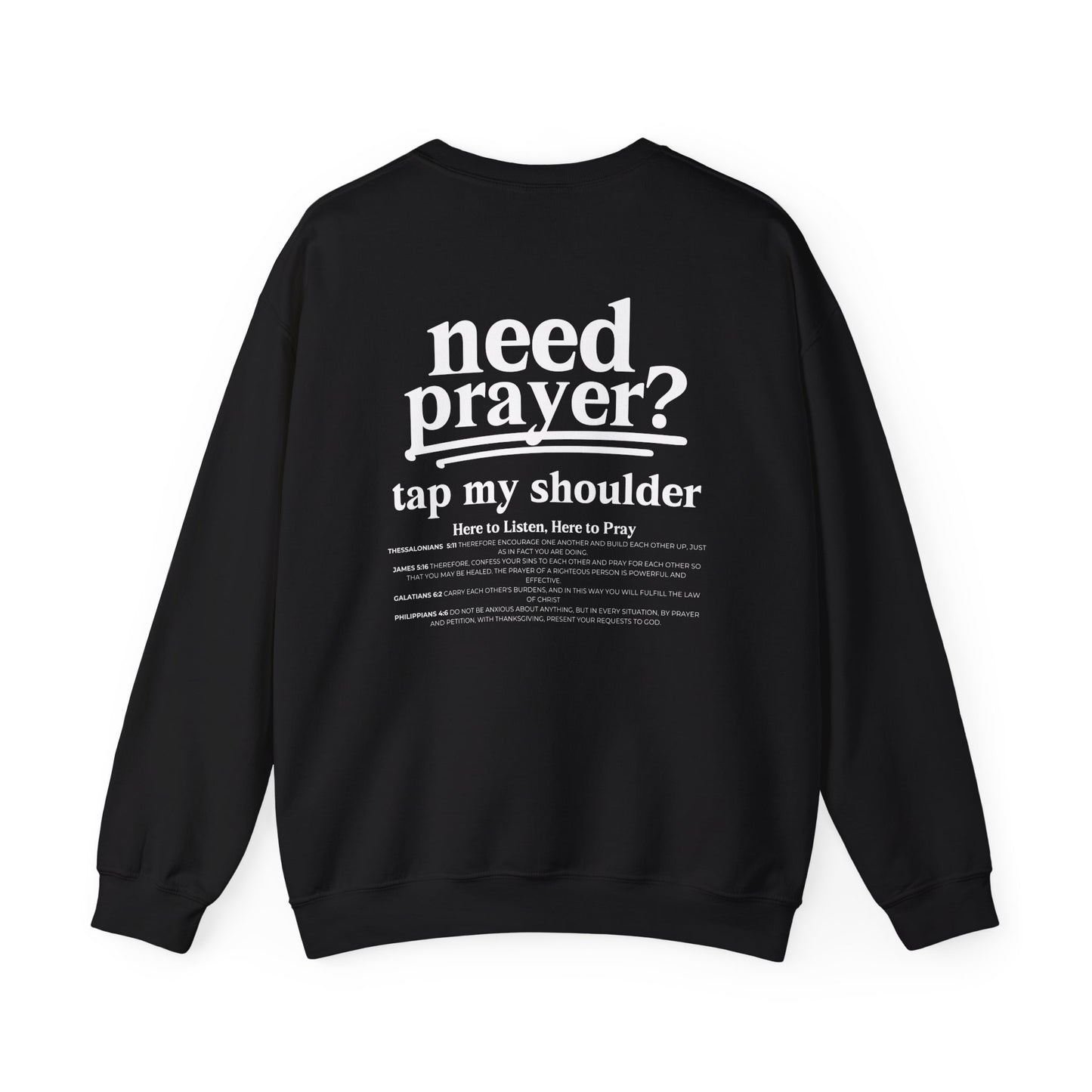 Unisex Inspirational Need Prayer? Tap My Shoulder We Can Pray Trendy T-shirt