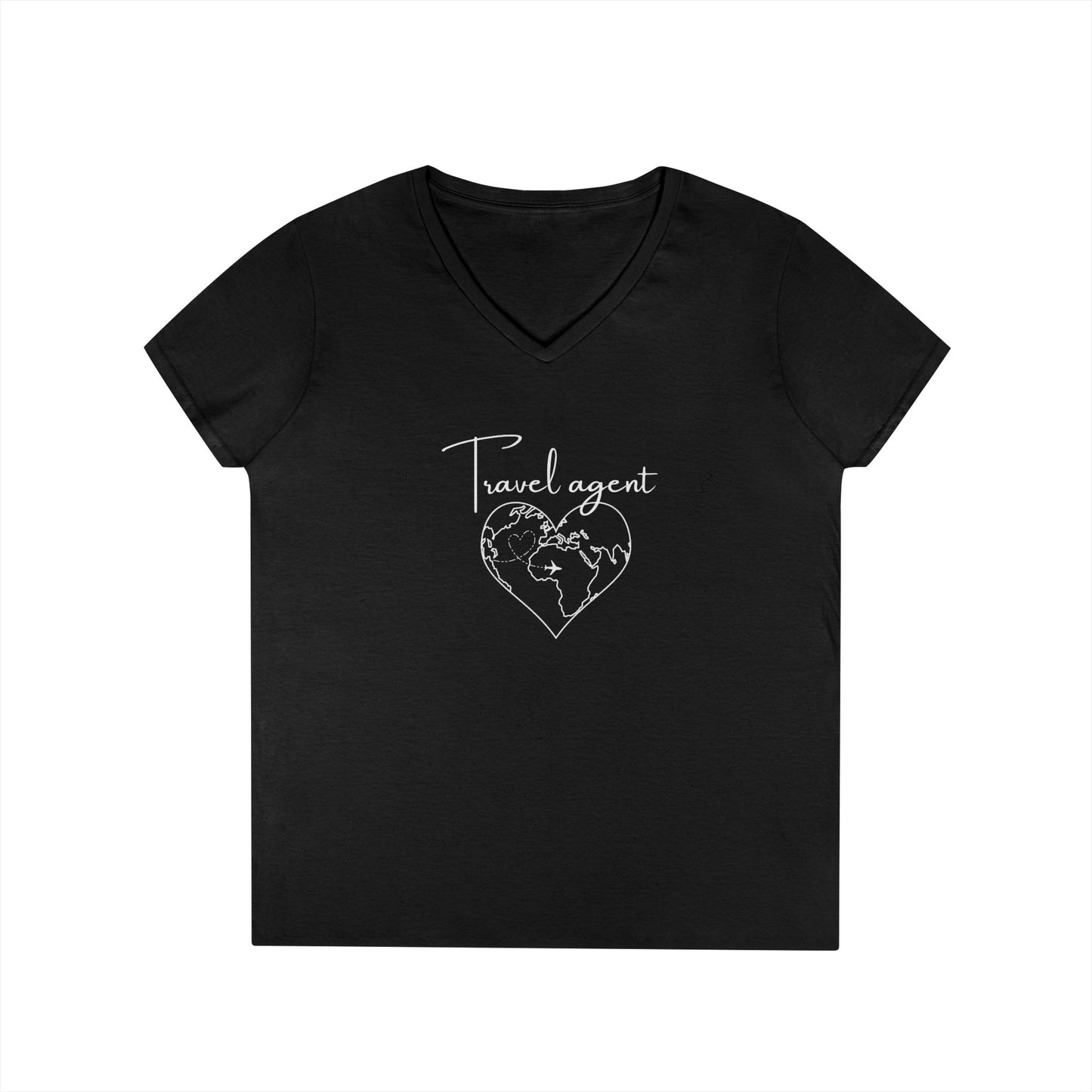 Travel Agent V-Neck T-Shirt - Dream Destination Designer
