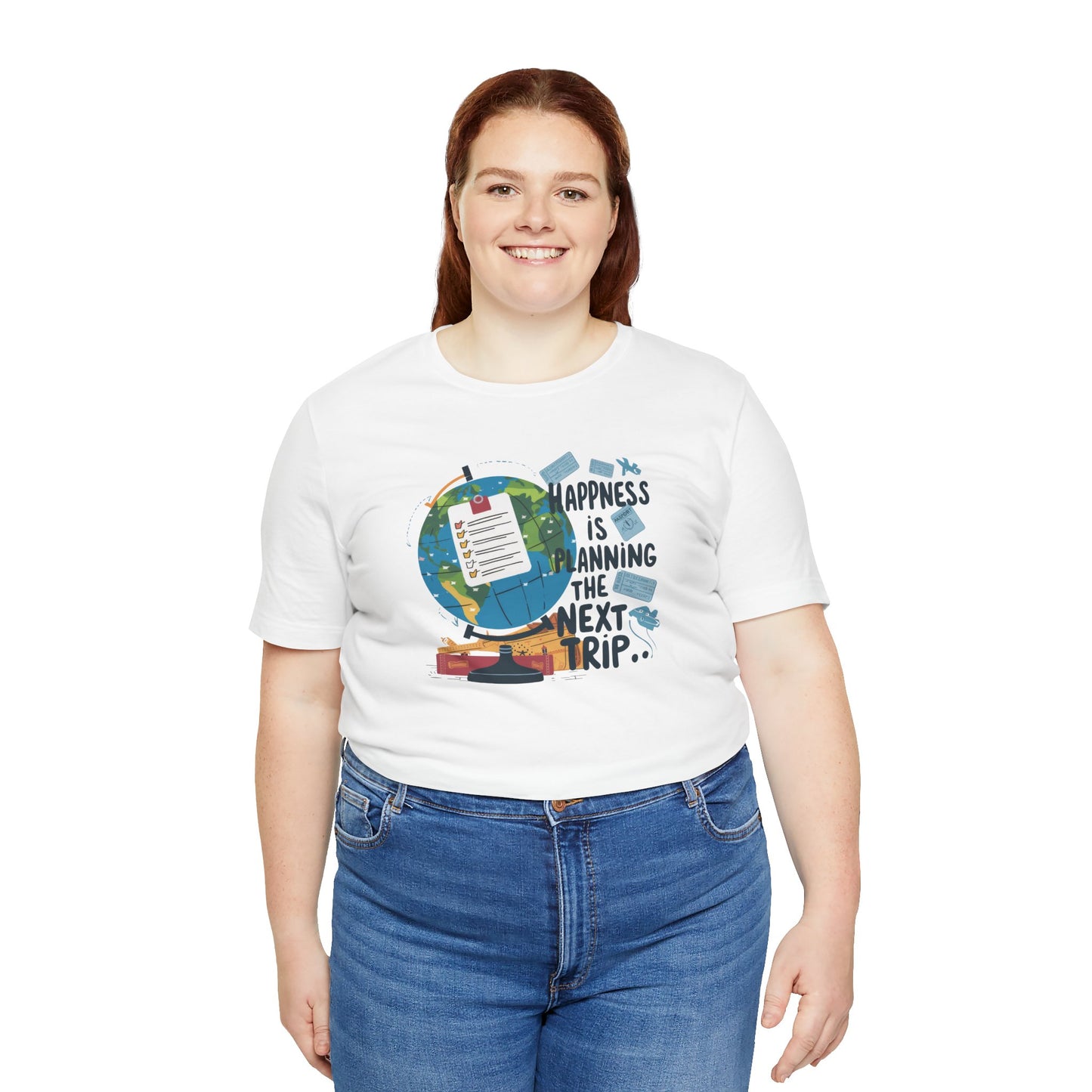 Happiness is Planning the Next Trip Unisex T-Shirt