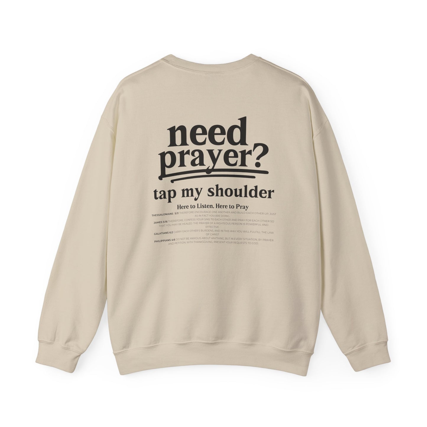 Unisex Inspirational Need Prayer? Tap My Shoulder We Can Pray Trendy T-shirt