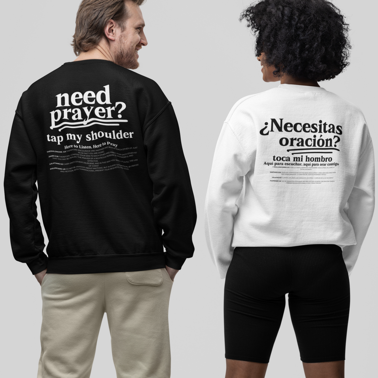 Unisex Inspirational Need Prayer? Tap My Shoulder We Can Pray Trendy T-shirt