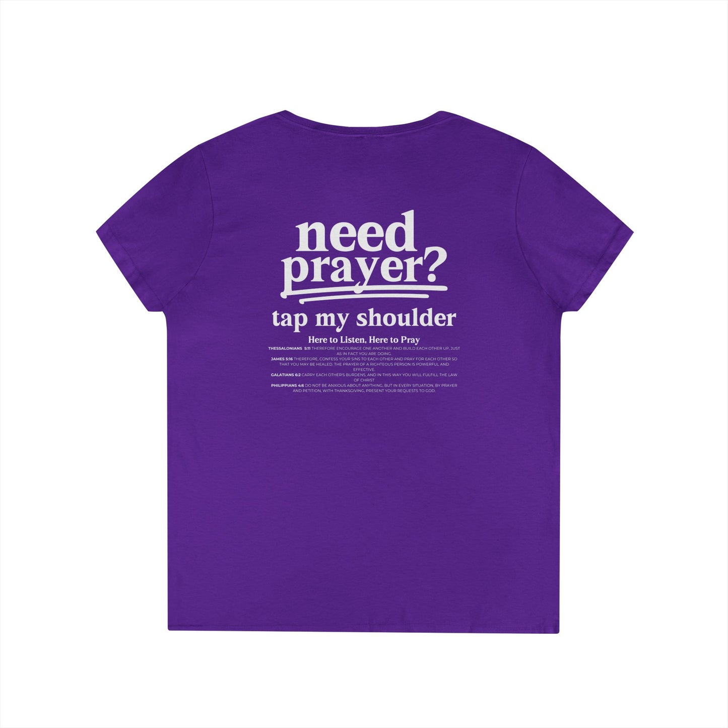 Need Prayer? Ladies' Trendy V-Neck T-Shirt