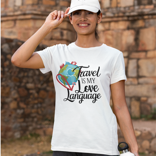 Travel is My Love Language Unisex Tee
