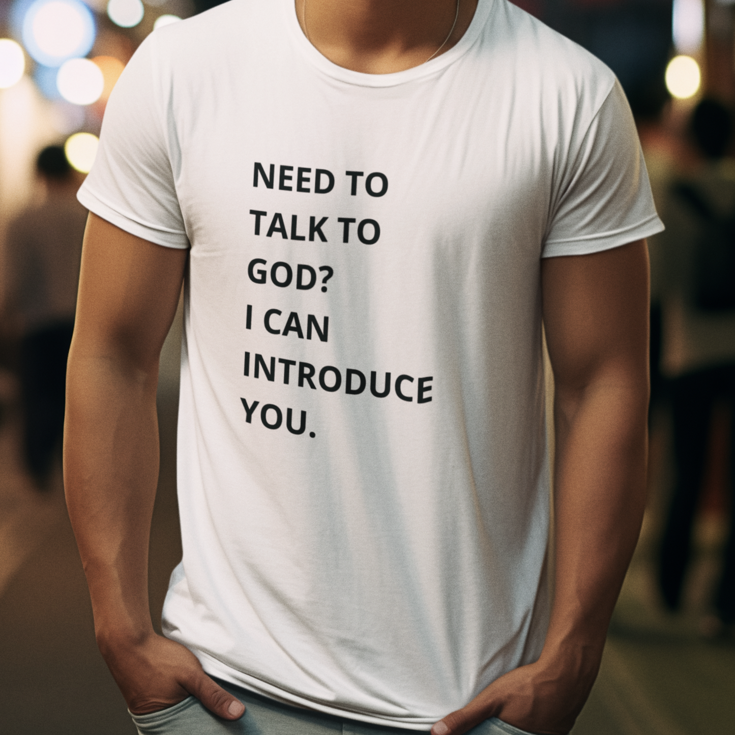 Need to Talk to God Shirt  Introduction Jesus Tee