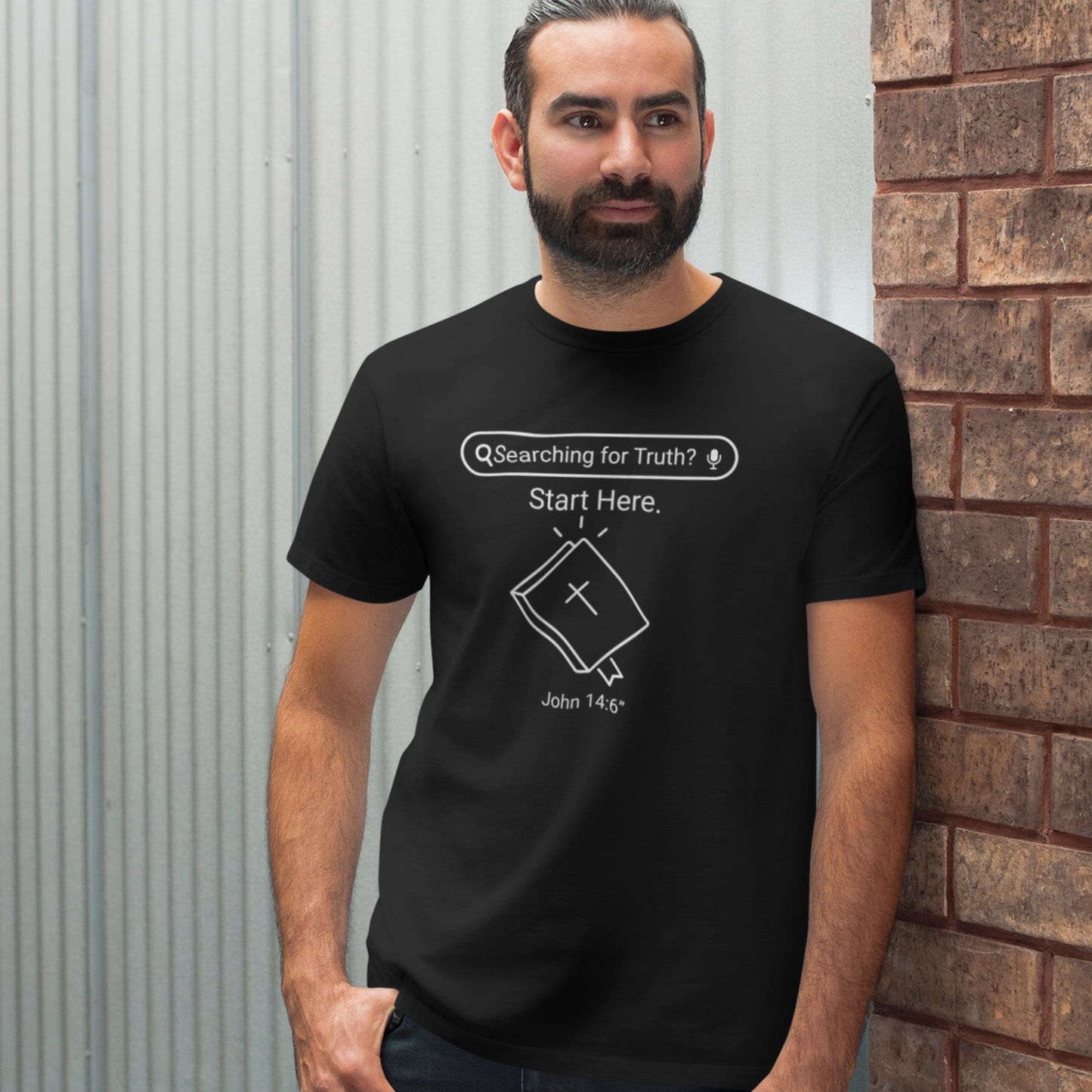 Searching for Truth? Start with Bible Christian T-shirt