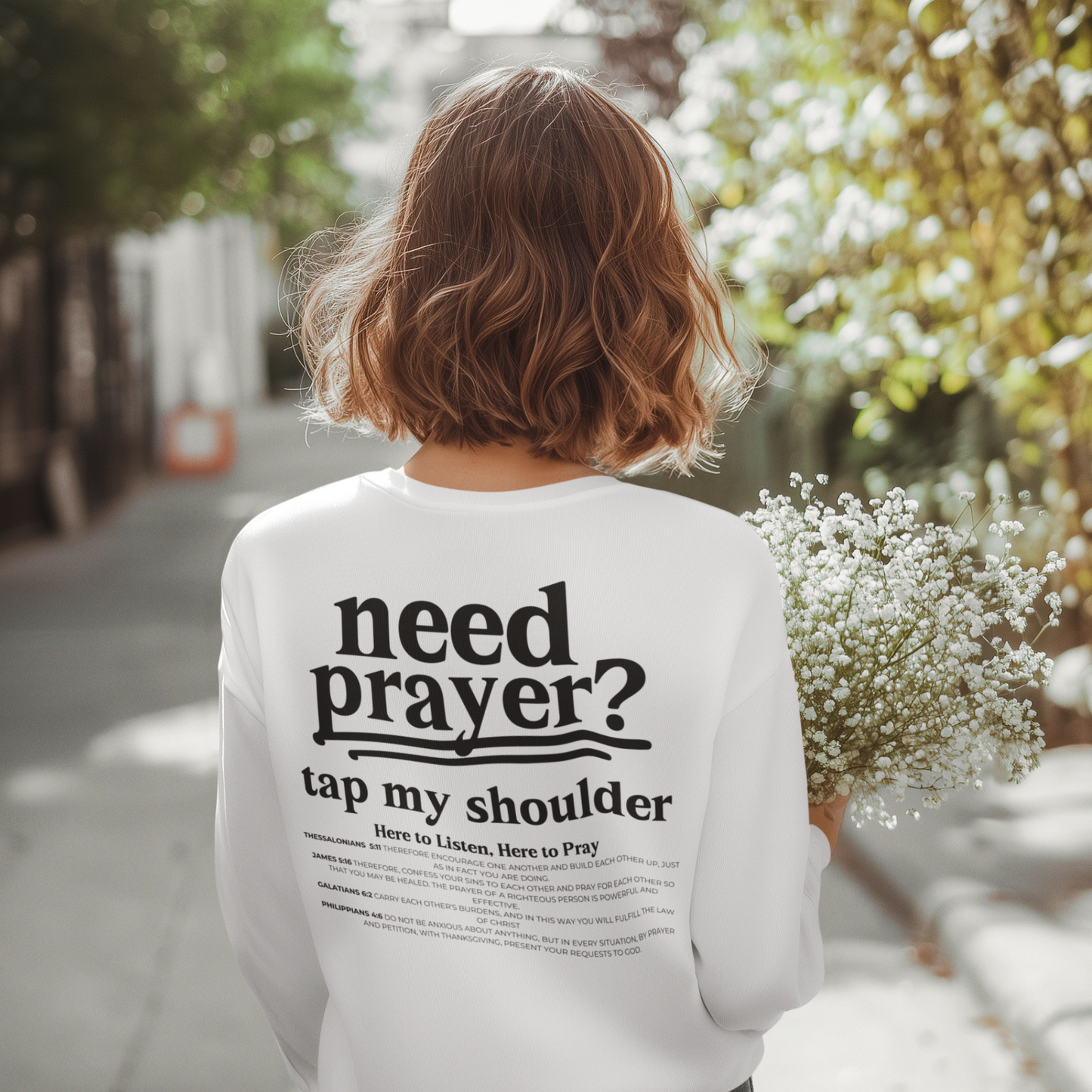 Need Prayer? Tap My Shoulder We Can Pray T-shirt