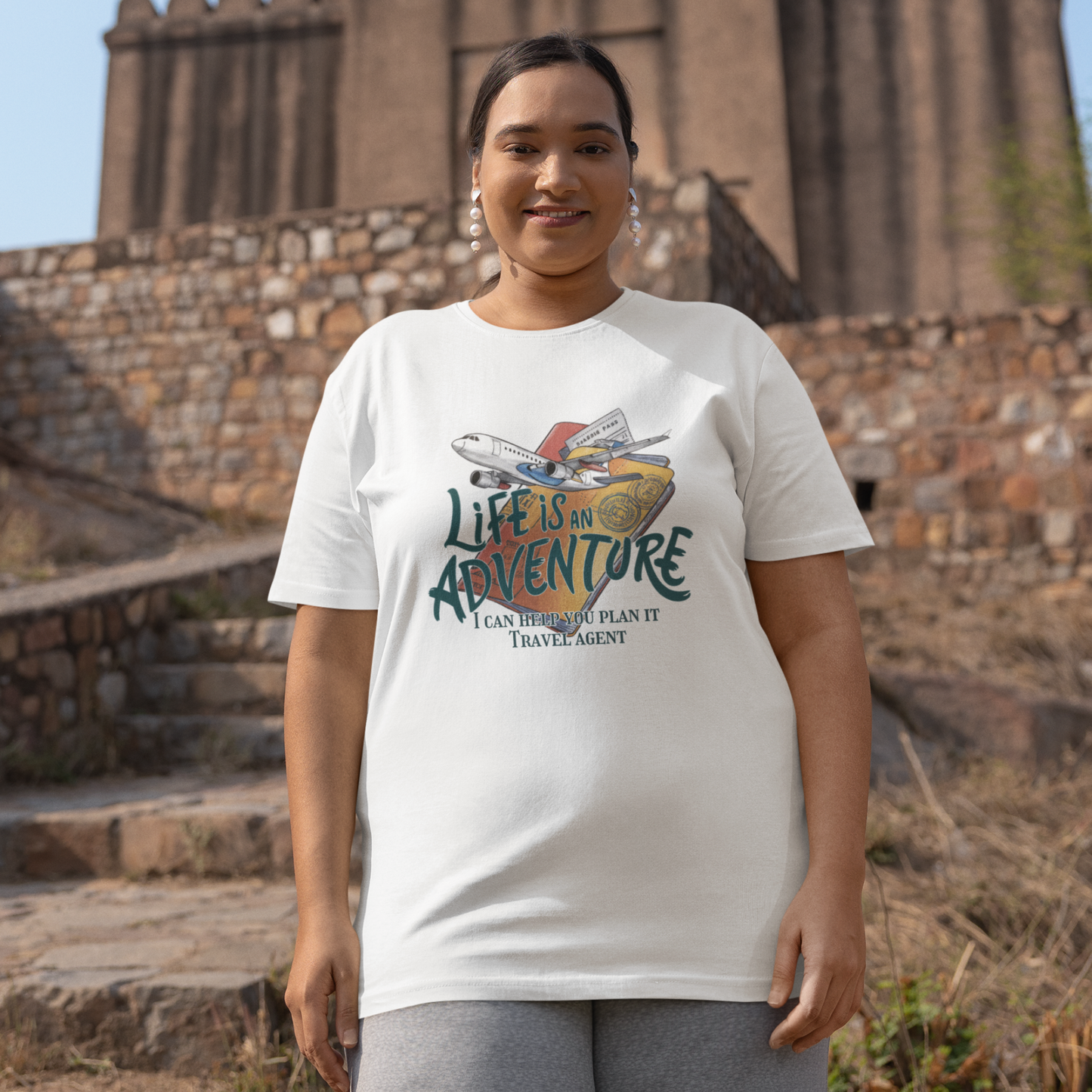 Travel Agent Unisex Tee - Life is an Adventure Shirt