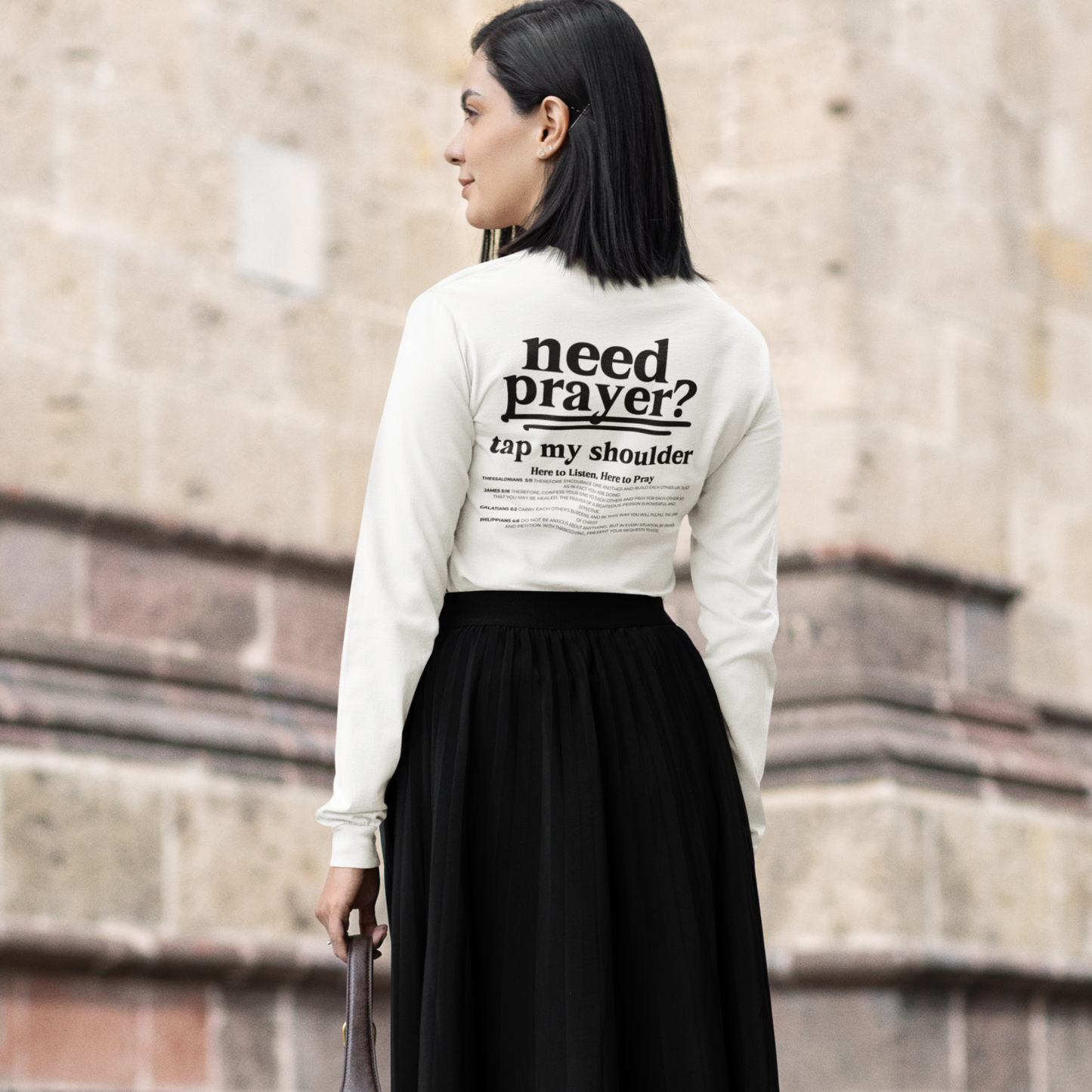 Need Prayer? Tap My Shoulder We Can Pray T-shirt