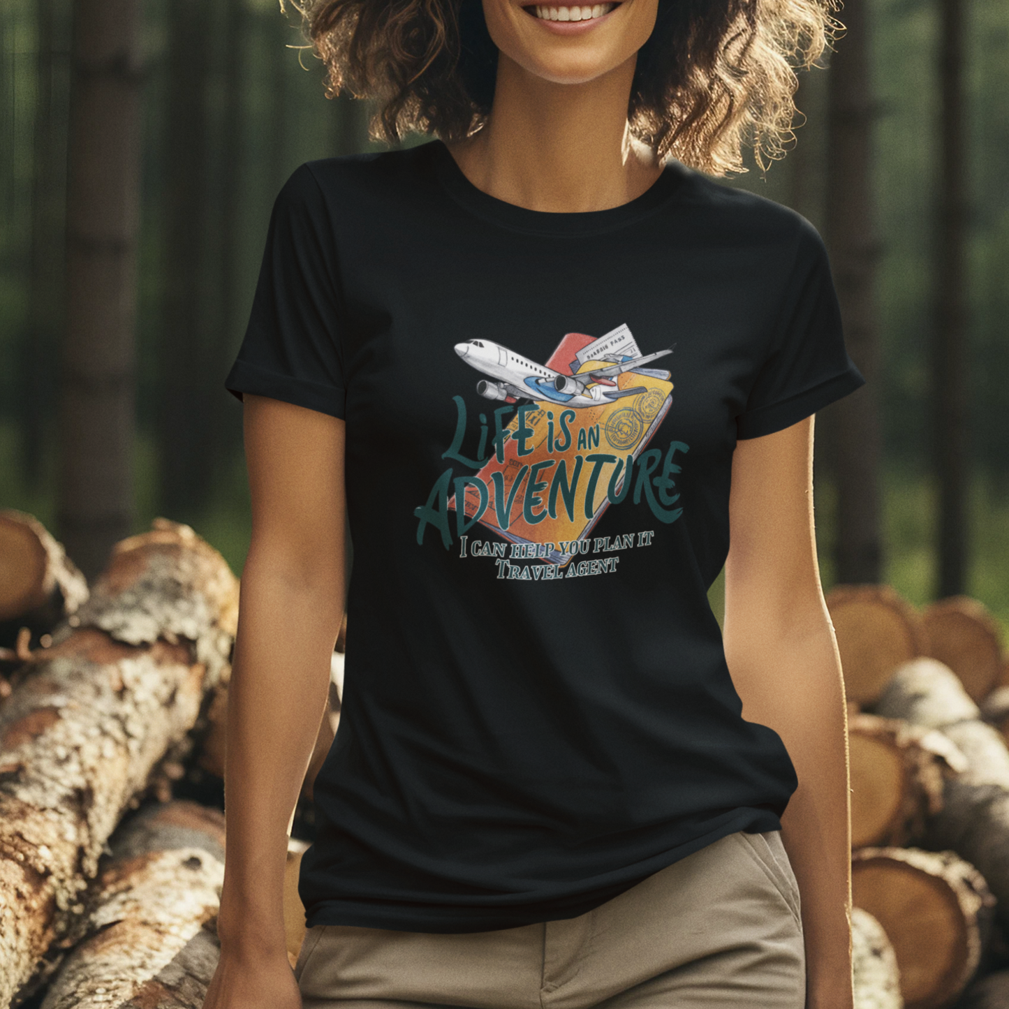 Travel Agent Unisex Tee - Life is an Adventure Shirt