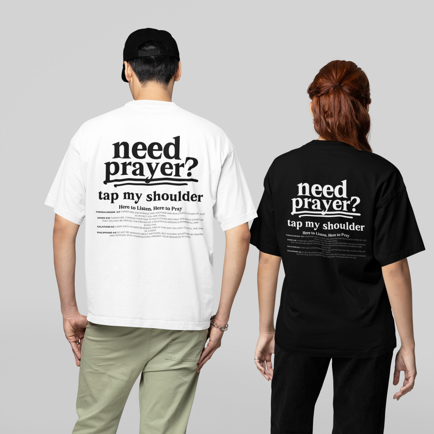 Need Prayer?  Tap My Shoulder Pray Together Tee