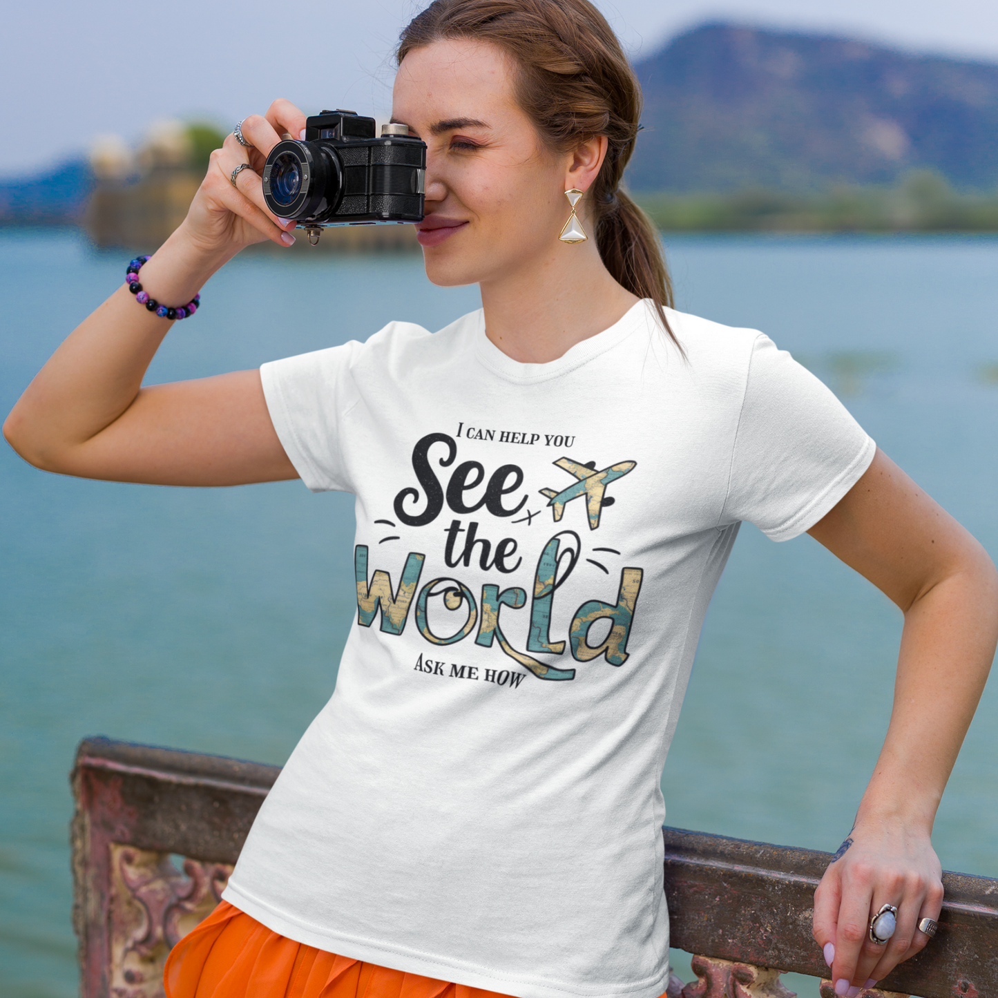 I Can Help You See the World- Ask Me How Unisex T-Shirt