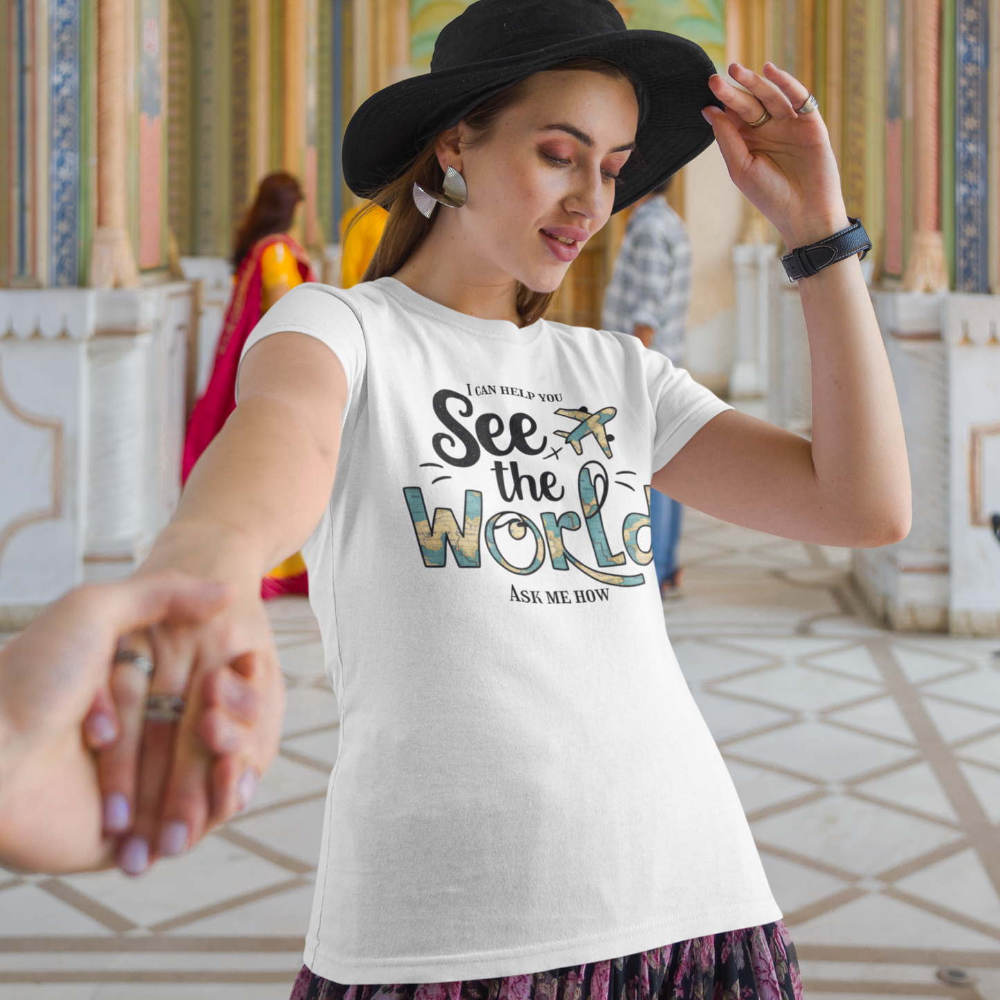 I Can Help You See the World- Ask Me How Unisex T-Shirt