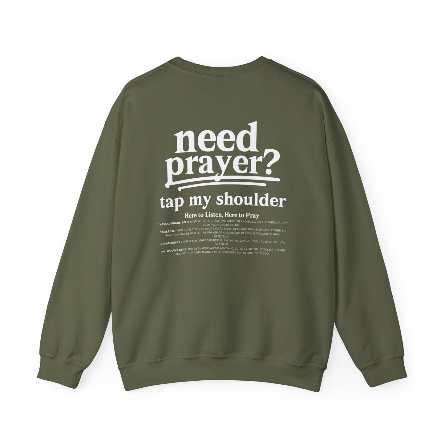 Unisex Inspirational Need Prayer? Tap My Shoulder We Can Pray Trendy T-shirt