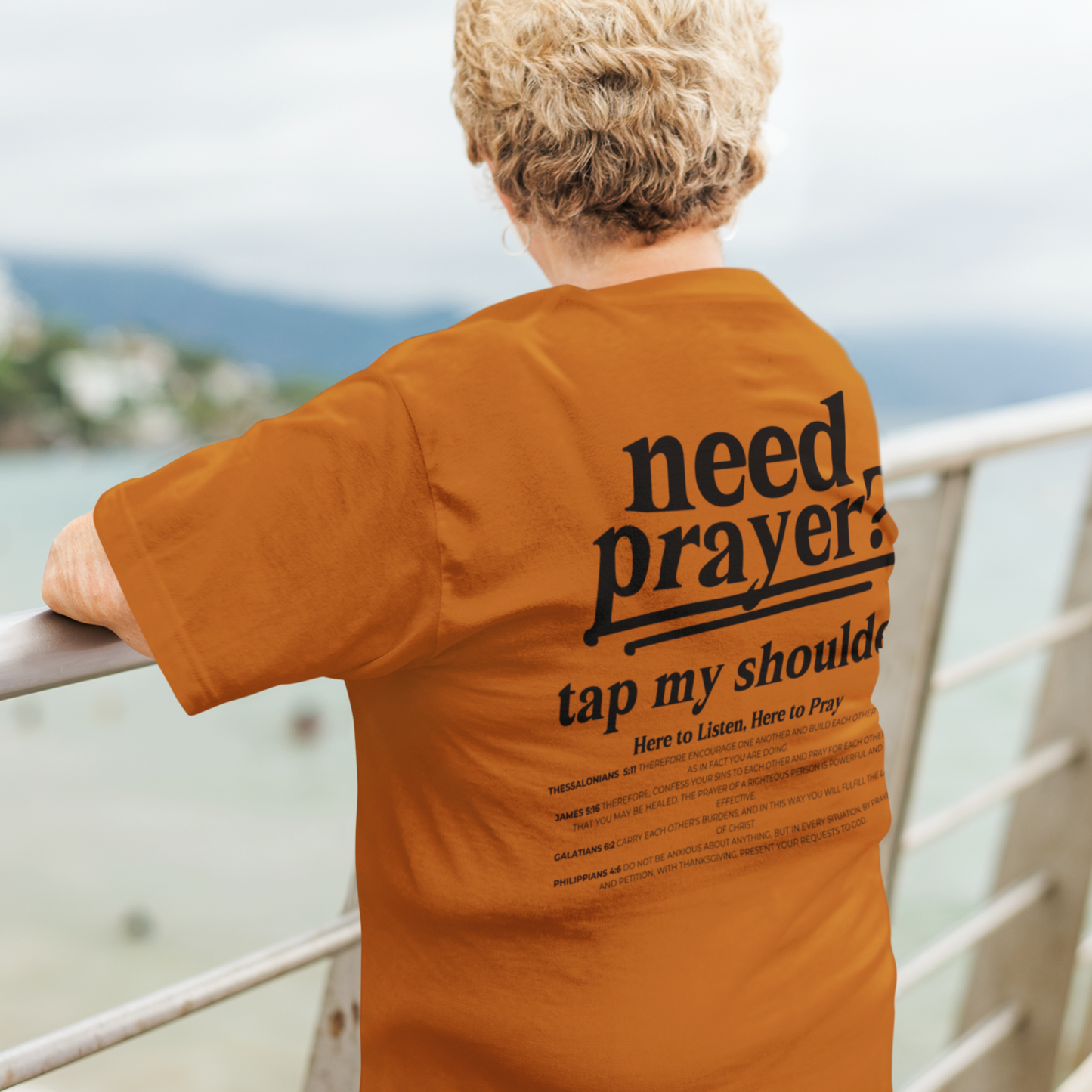 Need Prayer?  Tap My Shoulder Pray Together Tee